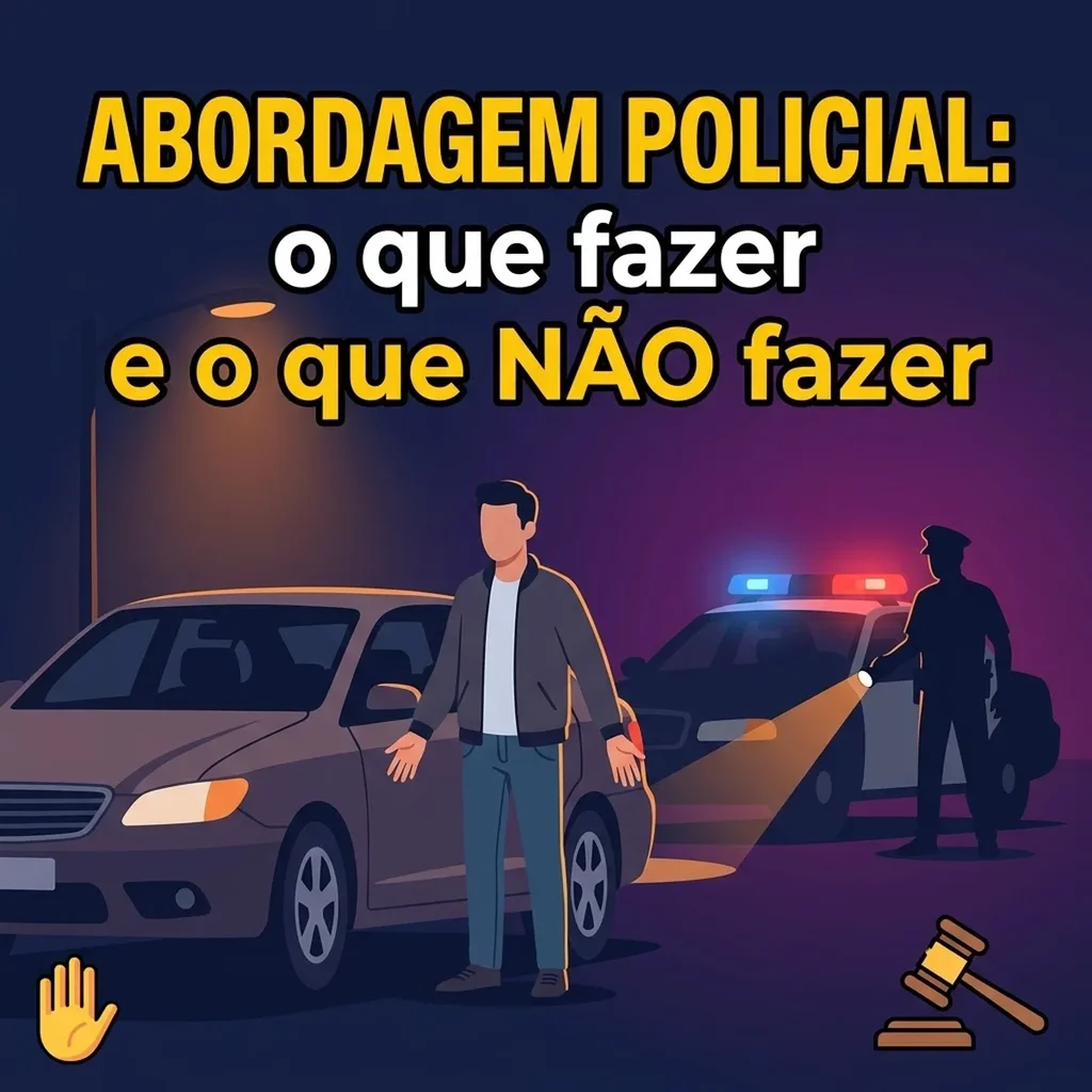 Card Abordagem policial: o que fazer e o que não fazer na hora