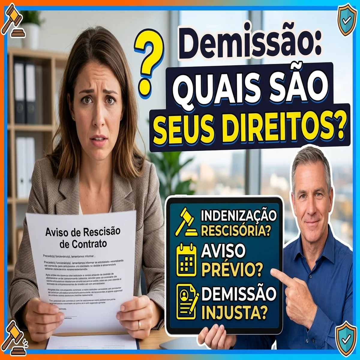 Card Demissão sem justa causa: o que você tem direito a receber em 2026
