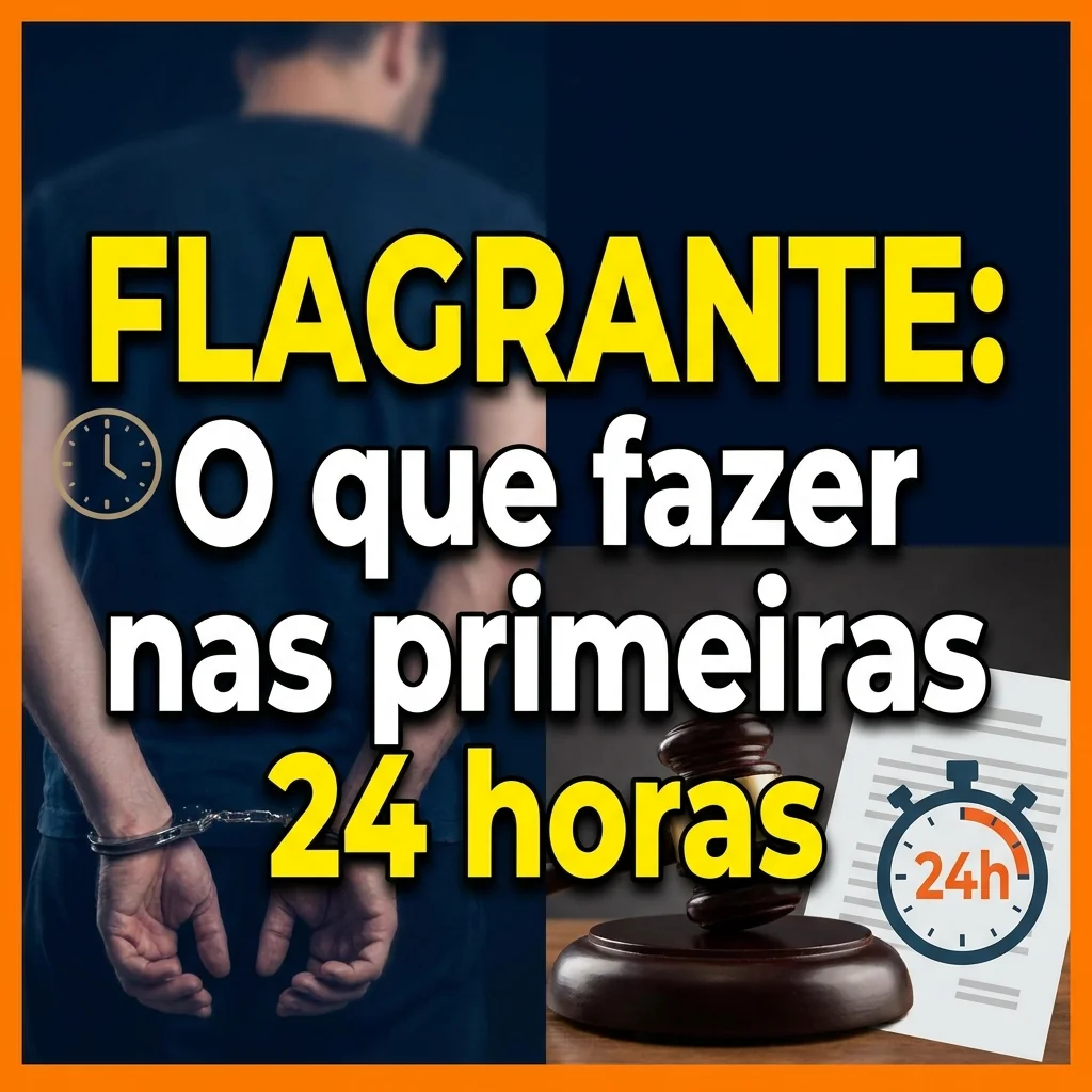 Card Prisão em flagrante: o que fazer nas primeiras 24 horas — audiência de custódia, fiança e liberdade provisória